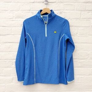 Magnolia Lane Tech || Masters Augusta Zip Pullover Blue Small
